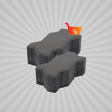 Paving Bricks-Red and Grey (Interlock 1*80mm)