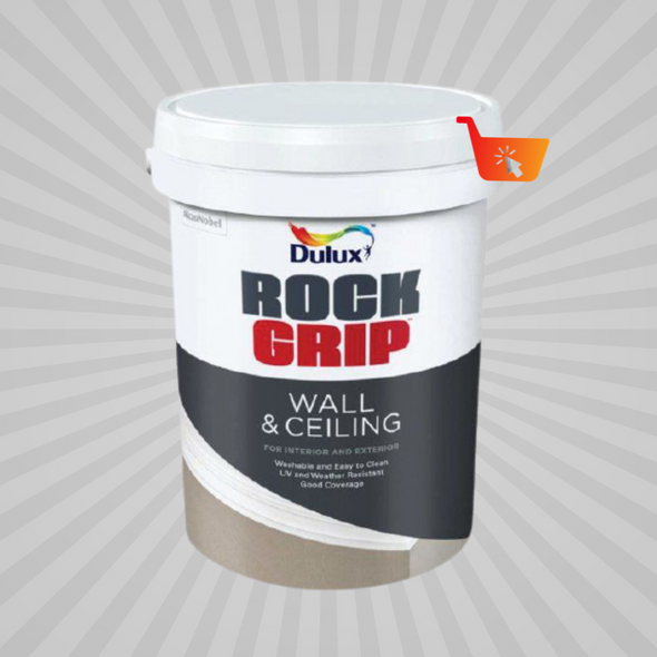Dulux Rock Grip Wall and Ceiling White 20ltrs