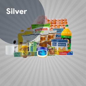 Silver Grocery Hamper